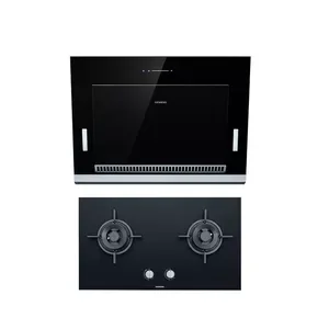 RT010-Household Kitchen Chimney Stainless Steel 60cm 90cm Wall Mounted Smart Range Hood